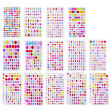 Liberte sua imaginação! Materiais de artesanato, adesivos de joias com glitter para arte DIY infantil, strass autoadesivo que adiciona brilho a