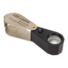 Lupo per gioiellieri a LED 10X con batteria al litio e alimentazione USB