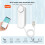 Water Leakage Alarm 90DB Dual  Tuya WIFI Water Leak Sensor Detector Flood Alert Overflow Security Alarm System 5