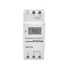 220V Miniatuur Tijdschakelaar Timer AHC15A Volautomatische Elektronische Tijdregelaar Timer