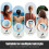 (As show, One size) Tripsky Silicone Swim Cap,Comcompatible withtable Bathing Cap Ideal compatible with Curly 4