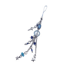 Ocean Series Flowing Keychain Camera Keyring-Blue Rope 2