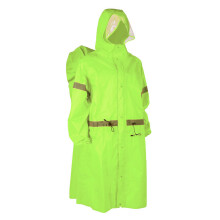 Poncho impermeabile ad alta visibilità con copri zaino per uomo e donna, arancio, taglia XL