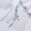 Ocean Series Flowing Keychain Camera Keyring-Blue Rope 2 5