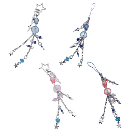 Ocean Series Flowing Keychain Camera Keyring-Blue Rope 2 1