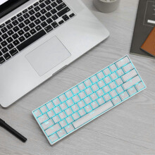 (As show, One size) RK ROYAL KLUDGE RK61 Wireless 60% Mechanical Keyboard - Compact Bluetooth Gaming Keyboard
