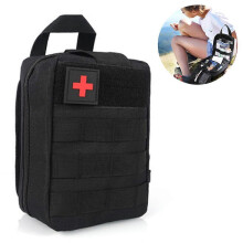 (As show, One size) Outdoor First Aid Kit Bag - Tactical Emergency Medical Bag