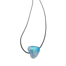 Sierlijke Y2K Sweet Heart Choker Gradiënt Hart Choker-Lichtblauw