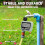 Automatic Watering System, Leak-proof Programmable Water Timer with Big LCD Screen Display, Child Lock & Rain Delay for Lawn, Garden, Yard 2