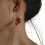 Heart Drop Earrings Gothic Ear Dangle Gothic Style Ear-2 1