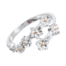 Adjustable Open Style Rings Jewelry Stylish-seven flowers
