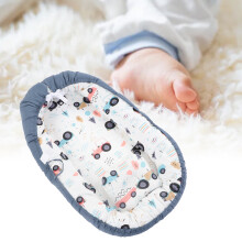 Baby Lounger Cover, Soft, Breathable, Portable, 50x85cm, Blue Tractor