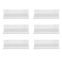 Robuste 6-teiliges Acryl-Wandregalset für Vinylplatten – Einfach zu installieren