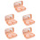 5Sets Kompaktes Linsen-Etui Mit Gelb Ideal Für Unterwegs 8