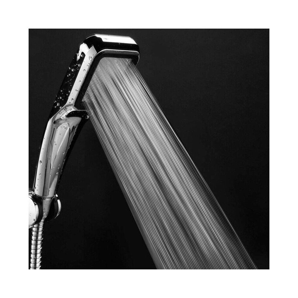 High Pressure Handheld Shower Head With Powerful Shower Spray For Low Water Pressure Systems, 300 Pores Anti-Clog Nozzle Design, Durable Abs Plastic 9169997084101