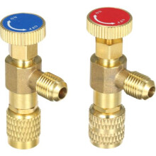 Safety Flow Control Refrigerant Charging Valve, Multifunctional Refrigeration Adapter for Air Conditioning Systems
