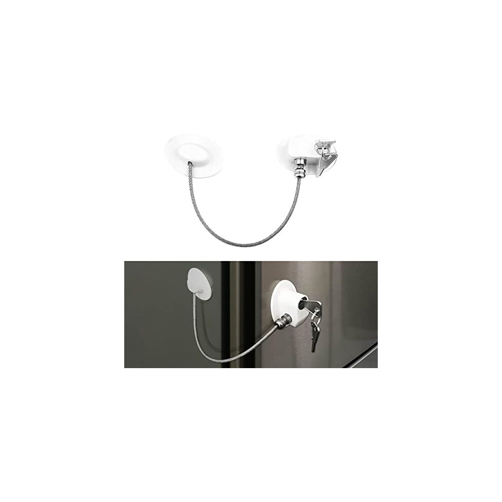 Fridge Lock Combination, Multi-Function Lock For Comprehensive Home Protection, Ensuring Safe Storage And Easy Access With Key-Controlled Switch 9128293104340