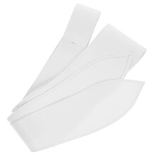 2Stk Damen Taillengürtel Breit Weiß Faux Leder