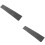 2Pcs Black Rubber Door Transitioning Ramp Mat for Sweeping Robots 8
