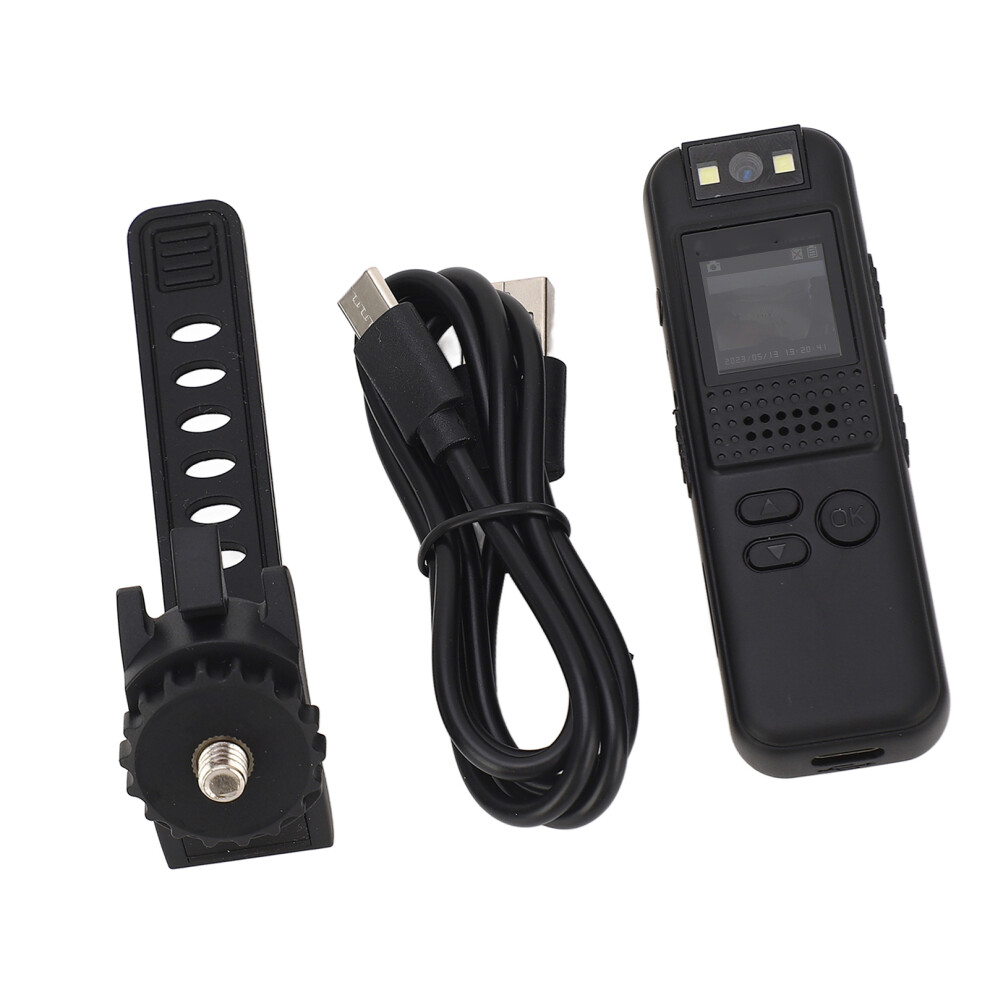 1080P Hd Body Cam With 180 Rotatable Lens, 240X240 Display 7671369426737