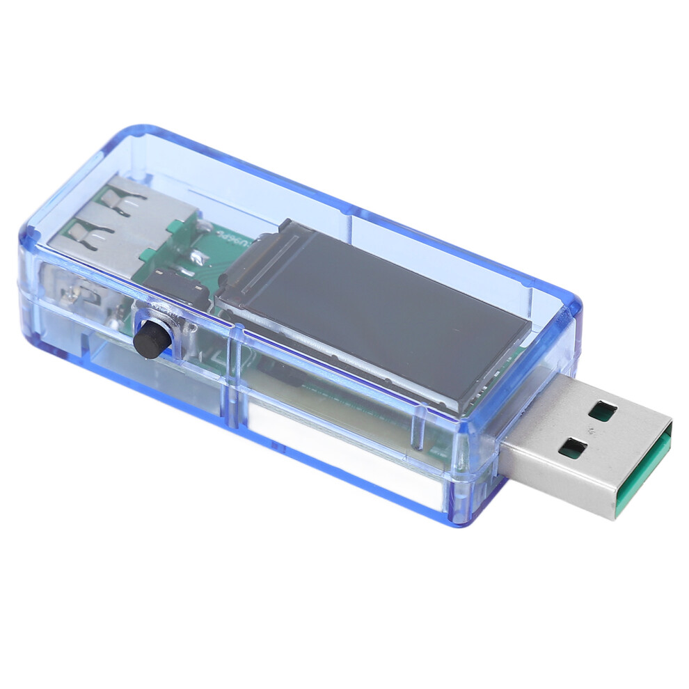 U96 Usb Tester, Multifunctional Voltage Current Power Meter, Transparent Blue 7641369426662