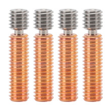 Bi Metal Heatbreak Opgradering Helmetal Høj Temperaturbestandighed Kobber Og Titanium TC4Throat Til Anycubic Mega S Vyper3D Printerdele