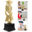2Stk Kunststoff Trophäen Gold Mini Kinder 10