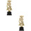 2Stk Kunststoff Trophäen Gold Mini Kinder 8