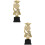 2Stk Kunststoff Trophäen Gold Mini Kinder 9