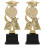 2Stk Kunststoff Trophäen Gold Mini Kinder 4