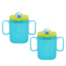 2 Stk Kinderbecher Kind 14,00x12,30x7,80 Cm Himmelblau