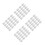 80Stk Diagonal Schutzkappen Aus PVC Transparent 5