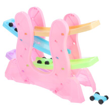 4Pièces Piste De Course Enfant Rose Jeu Glissante Plastique