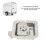 304 Stainless Steel Toolbox Handle Latch with 2 Keys, 82x82mm 5