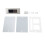 Solar House Numbers Light Stainless Steel Waterproof White Brightness 9