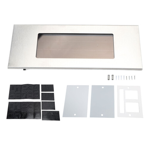 Solar House Numbers Light Stainless Steel Waterproof White Brightness 2