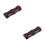 2Stk Dunkelbrauner Holz Stiftehalter Mit Bambus Design 5