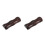 2Stk Dunkelbrauner Holz Stiftehalter Mit Bambus Design 8