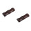 2Stk Dunkelbrauner Holz Stiftehalter Mit Bambus Design 6