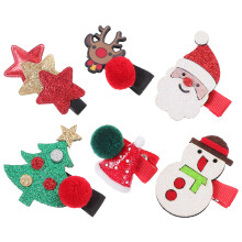 18Stk Mini Weihnachts Haarklammern Metall Haarschmuck