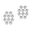 40Stk Isolation Säule Hexagonal Kopf Robust 4