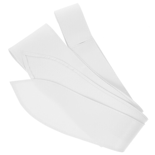 2St Wit Faux Leren Tailleband Met Strik Jurken 2
