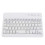 Wireless 7 Inch Bluetooth Mini Keyboard, Ultra Thin, White, 180G 9