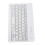 Wireless 7 Inch Bluetooth Mini Keyboard, Ultra Thin, White, 180G 1