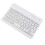 Wireless 7 Inch Bluetooth Mini Keyboard, Ultra Thin, White, 180G 10
