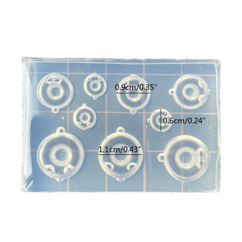 DIY ijs donuts schimmel hars kristal epoxy siliconen mal gips 2