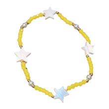Ster kralen armband kralen pols sieraden kralen hand-Geel