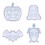 Fruit Tray Pumpkin Bat Silicone Mold Making Coaster Mold for-B 2