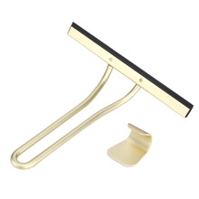 Bathroom Window Squeegee Reliable Material Ergonomic Grip Easy To Use Durable Construction With Hook Storage Solution