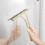 Bathroom Window Squeegee Reliable Material Ergonomic Grip Easy To Use Durable Construction With Hook Storage Solution 5